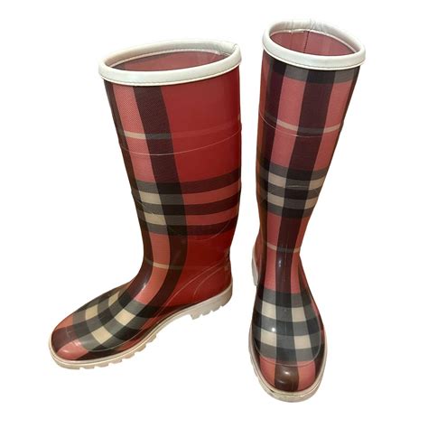 burberry boots red black|burberry boots nordstrom.